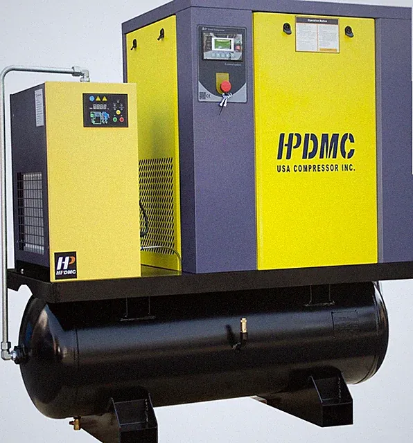 15KW 20HP Rotary Screw Air Compressor 230V/1Ph or 3Ph 81CFM 125psi with 80Gal