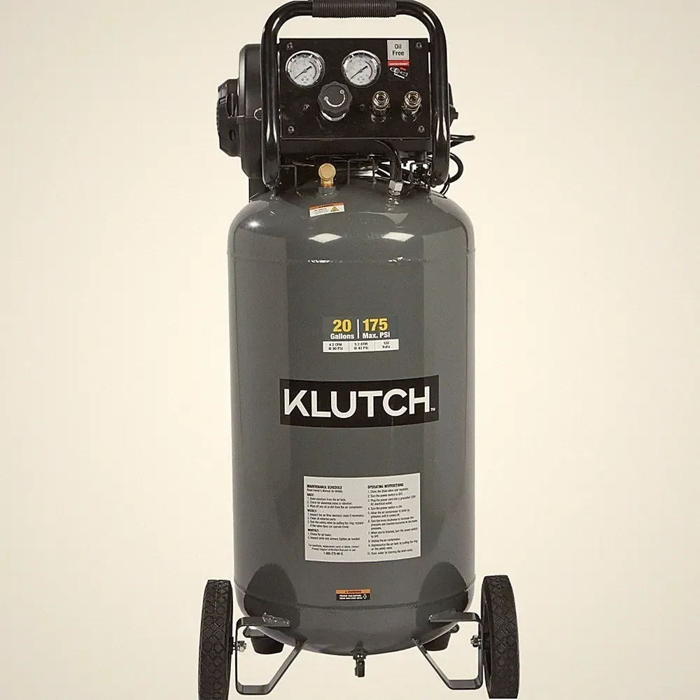 2 20-Gallon Air Compressor 120 Volt Electric 175 PSI Portable Tank