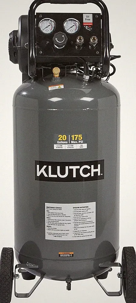 20 Gallon Air Compressor 2 120 Volt 175 PSI Portable Electric Pancake