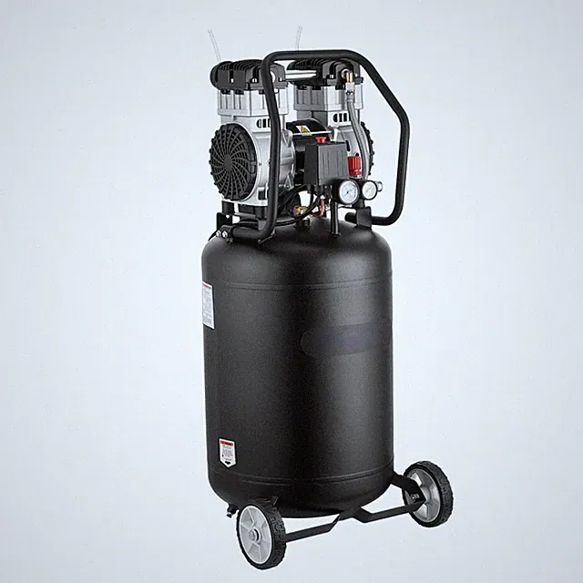 20-Gallon Air Compressor: 2HP, Oil-Free, 4.5 SCFM, 125PSI, Heavy-Duty Steel Tank