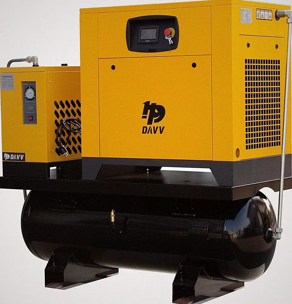 20HP 1Phase / 3Phase 81FM 230V VSD Rotary Screw Air Compressor W/ 80 Gallon Tank