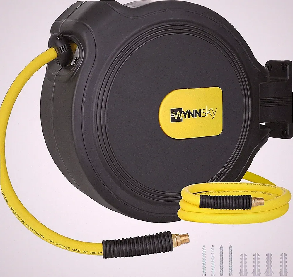 Automatic Retractable Enclosed Air Compressor Hose Reel