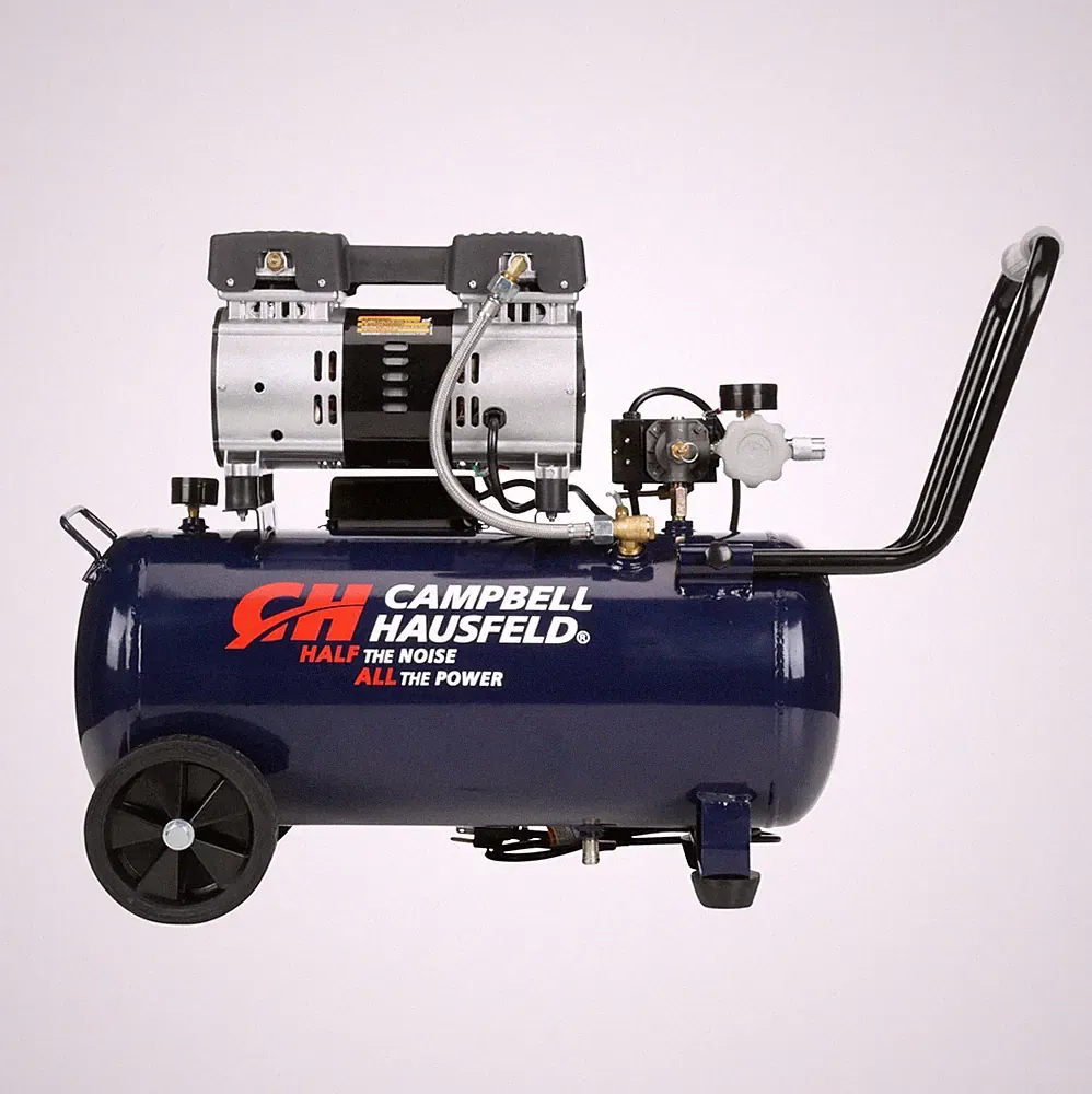 Campbell Hausfeld DC080500 Quiet Series 1 HP 8-Gallon Hot Dog Air Compressor 125