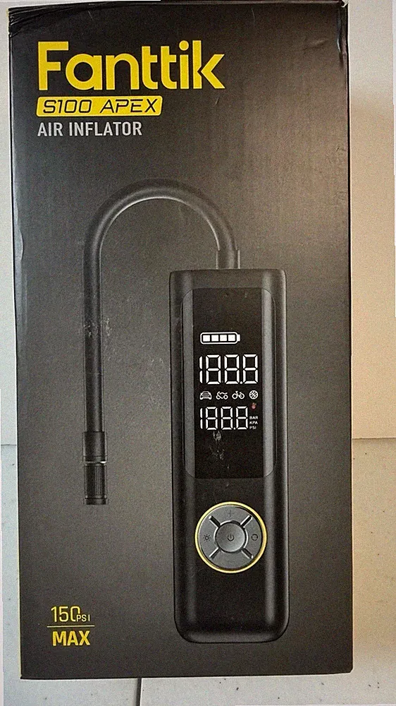 Fanttik S100 APEX Portable Air Inflator Portable Air Pump Power Bank For Car