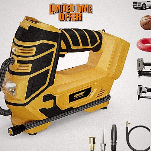 Portable Tire Inflator & Air Tool Compatible with Dewalt 20v Max Battery (Tool O